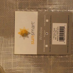 Sun Smart Blackout Curtain Panels 50"W x 95"L